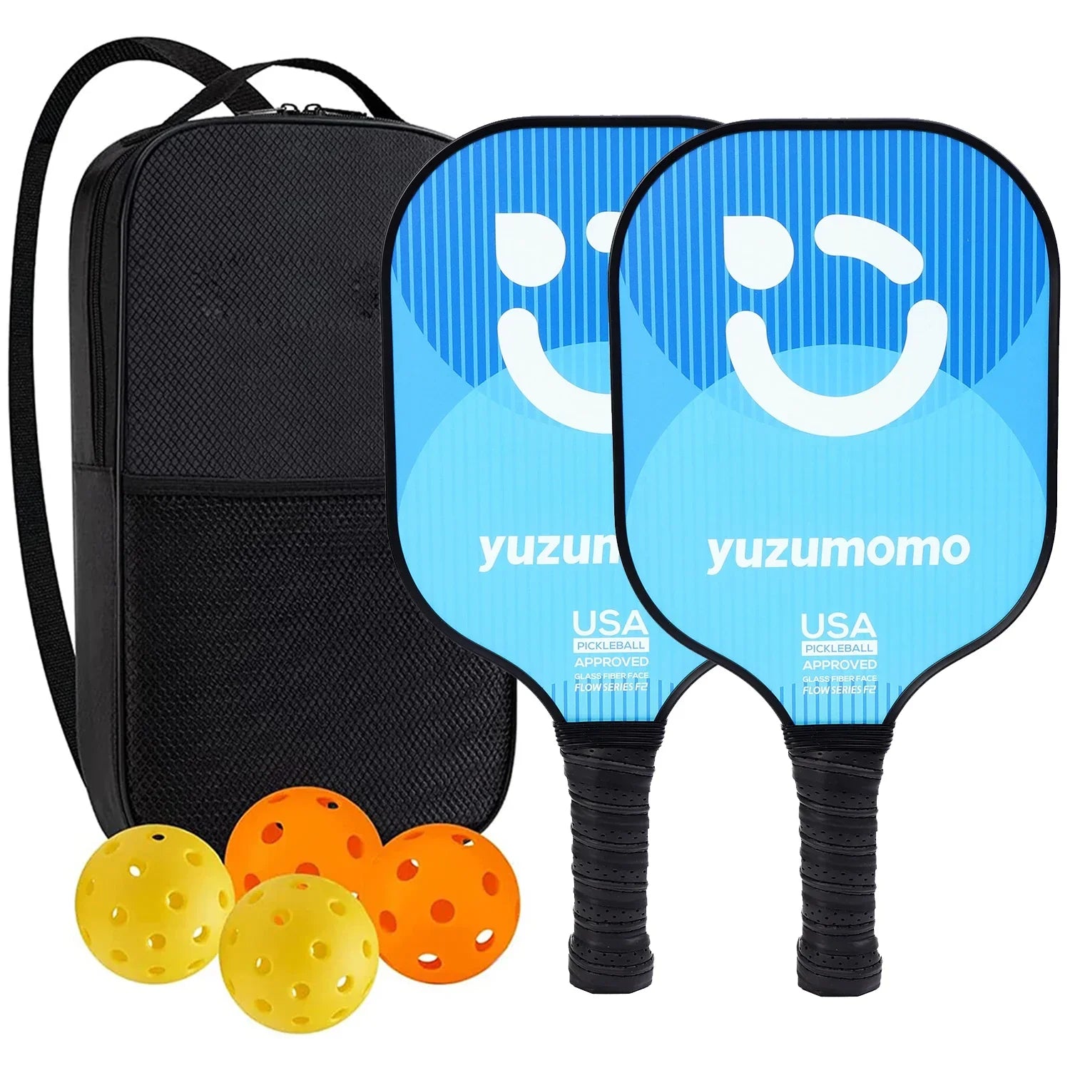 Raquetes de Pickleball + Brindes (4 Bolas + Bolsa) | Yuzumomo©