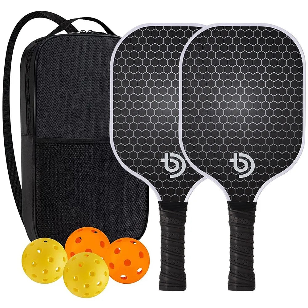 Raquetes de Pickleball + Brindes (4 Bolas + Bolsa) | Yuzumomo©