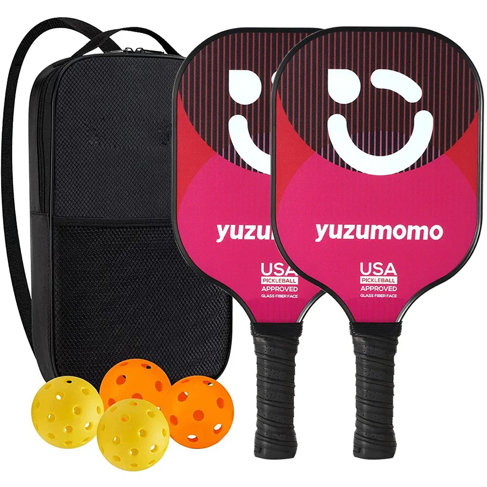 Raquetes de Pickleball + Brindes (4 Bolas + Bolsa) | Yuzumomo©