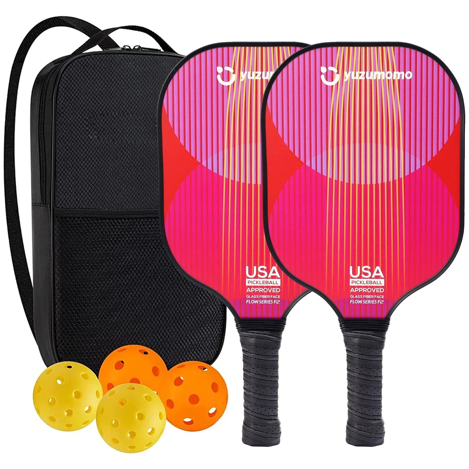 Raquetes de Pickleball + Brindes (4 Bolas + Bolsa) | Yuzumomo©