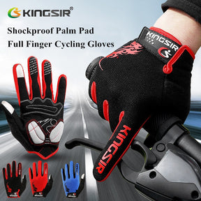 Luvas de Ciclismo KINGSIR - Proteção e Conforto em Todas as Estações!