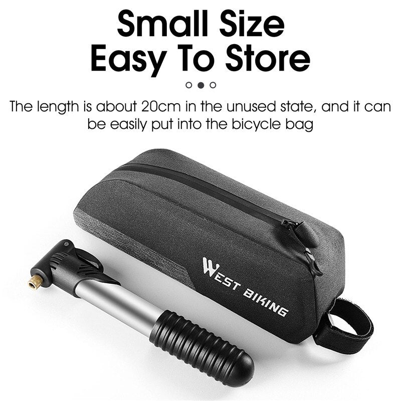 Bomba Portátil para Bicicletas: West Biking, o Aliado Perfeito para suas Aventuras Ciclísticas!