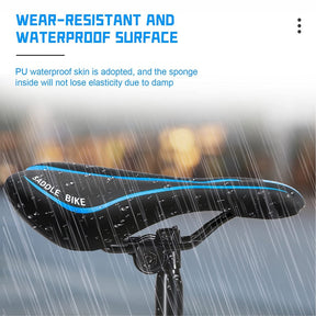 MTB Mountain Road Bike Seat Comfortable Gel Bicycle Saddle Shockproof Cycling Cushion Exercise Bike Saddle for Men Women