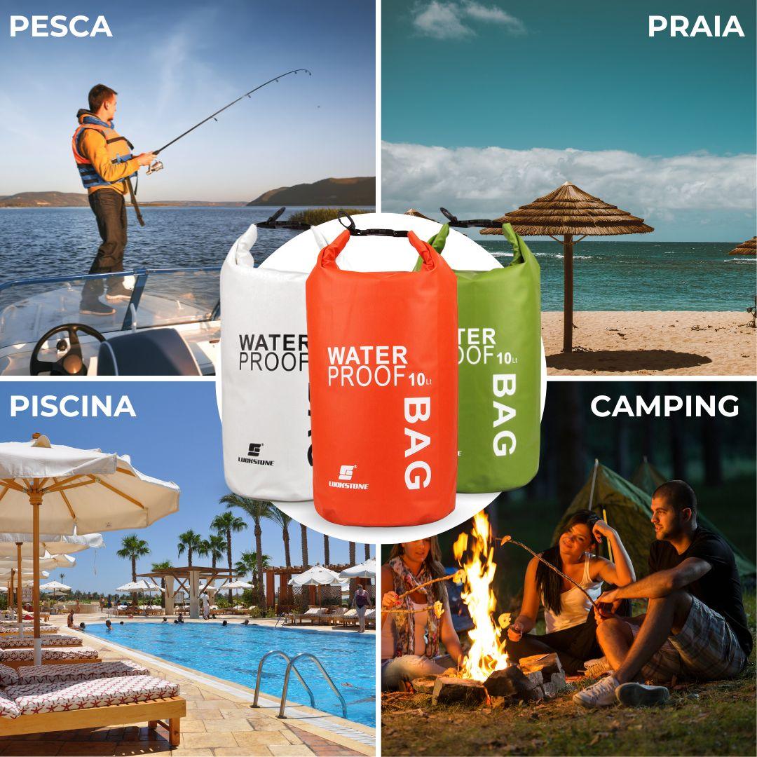 Sacola BAG Impermeável de 10litros - Praia Piscina Camping Trilha - My Store